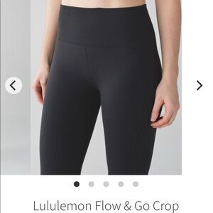 Lululemon Flow & Go crop legging